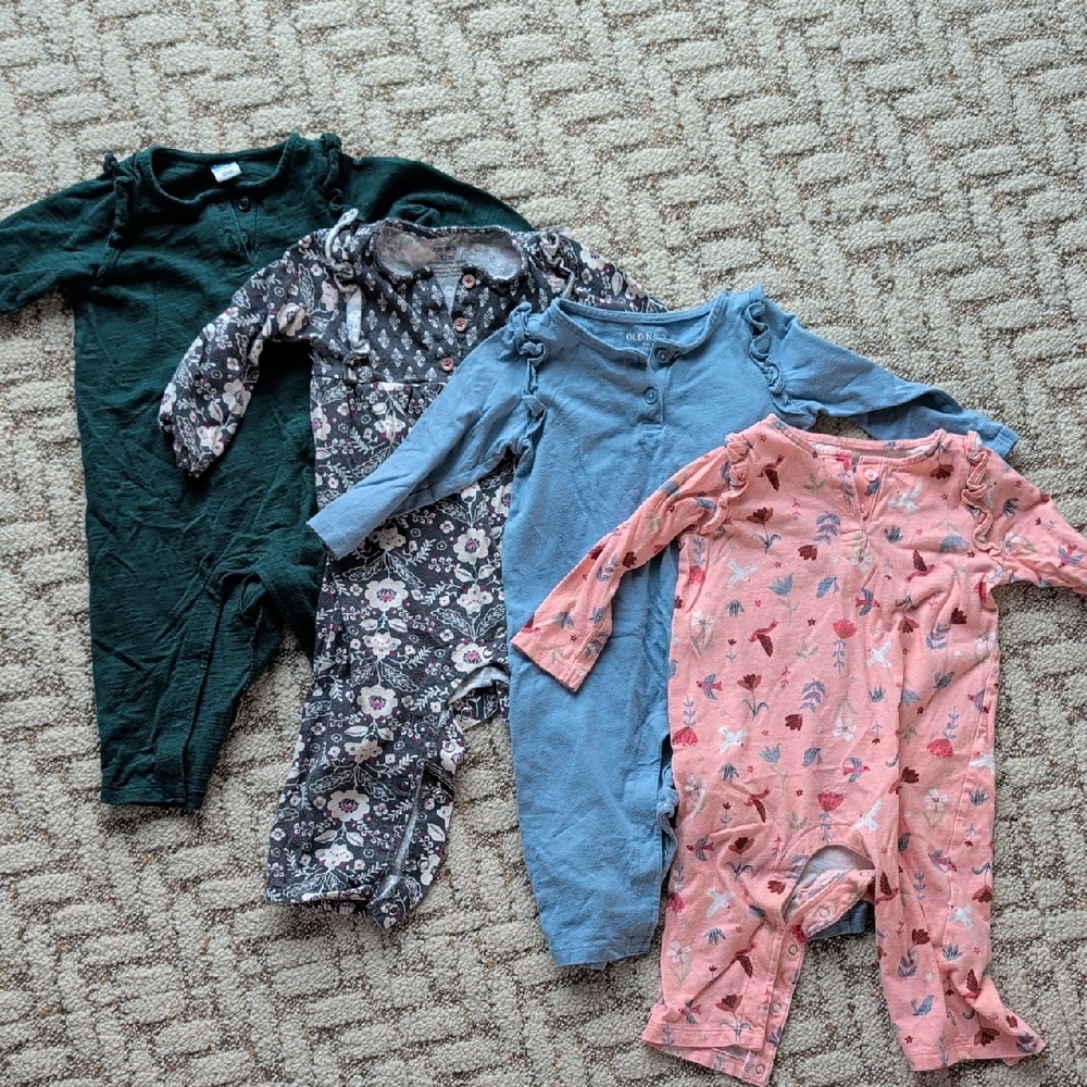 Old Navy Kids One Pieces - Green, Blue, Pink, Floral
